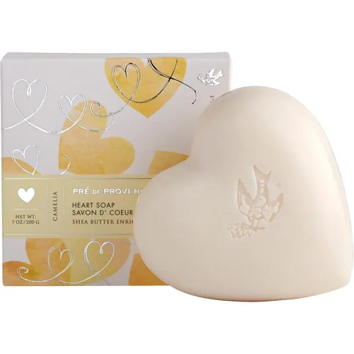 Vista 3 de Pre de Provence Jabón de regalo en forma de corazón, 7.05 oz, Camelia (6282)
