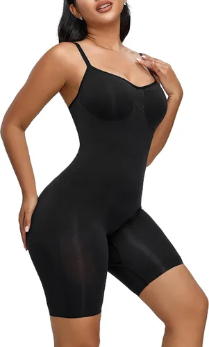 Vista 2 de YIANNA Body de escultura para mujer, con control de abdomen, moldeador sin costuras
