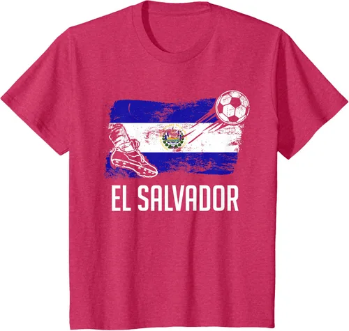 Vista 45 de Camiseta salvadoreña con bandera de fútbol salvadoreño