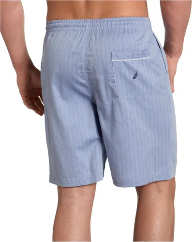 Vista 6 de Nautica - Pantalones cortos de pijama para hombre tejido suave 100 algodón cintura elástica