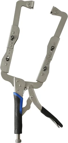 Vista 7 de Xiao & Dao Pro 15Iuch Alicates de bloqueo con abrazadera en C con almohadillas giratorias, herramientas de montaje de clips, carpintería