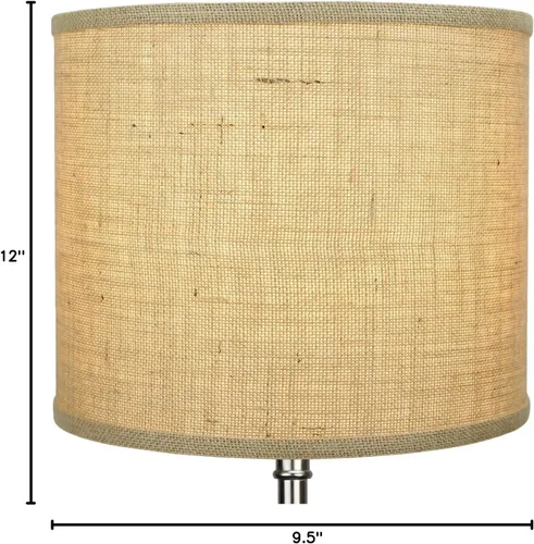 Vista 6 de FenchelShades.com 12 pulgadas de diámetro superior x 12 pulgadas de diámetro inferior de 9.5 pulgadas de alto, pantalla de tela de araña