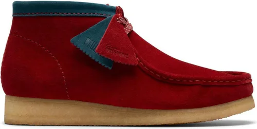 Vista 43 de Clarks Wallabee Chukka Botas para hombre cera de abeja cuero