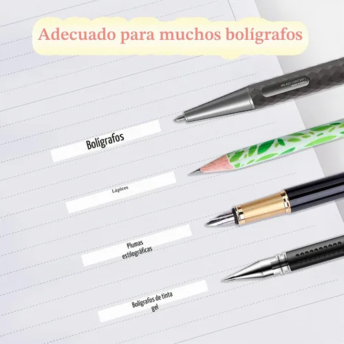 Vista 6 de Temiary - Juego de 6 cintas correctoras blancas mini, secado rápido y suave para escritura, juego de cintas correctoras estéticas y lindas fáciles