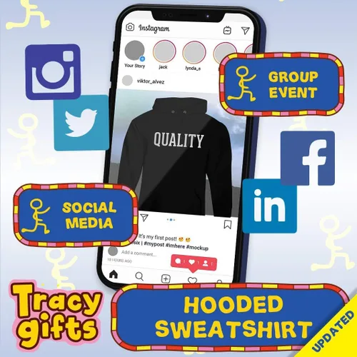 Vista 5 de #wargo - Men's Hashtag Soft Hoodie Sweatshirt