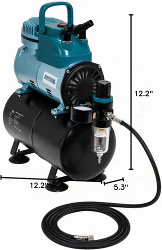 Vista 8 de Master Airbrush Kit compresor de cepillo de aire modelo TC-40T - Cool