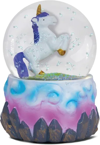 Vista 25 de Globo de agua - Oso marrón de Deluxebase. Decoración de animales de globo de nieve con figuras de oso marrón. Globo de purpurina de vidrio