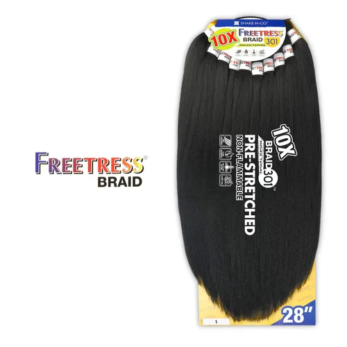 Vista 4 de Trenza sintética Freetress - 10 trenzas 301 28 (2 marrón oscuro)