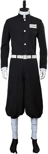 Vista 5 de Cosplay Life Demon Killer Vanquisher Complete Anime Costume Set Kimono Cardigan - Halloween Outfit For Unisex Adult