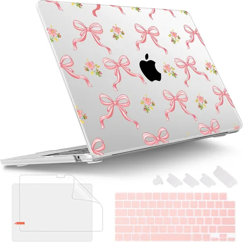 Vista 24 de Tuiklol Funda rígida para MacBook Air 2026, 2025, 2024, 2023, modelo M5, A3448, M4, A3241, M3, A3114, M2, A2941, funda rígida para MacBook de 15.3