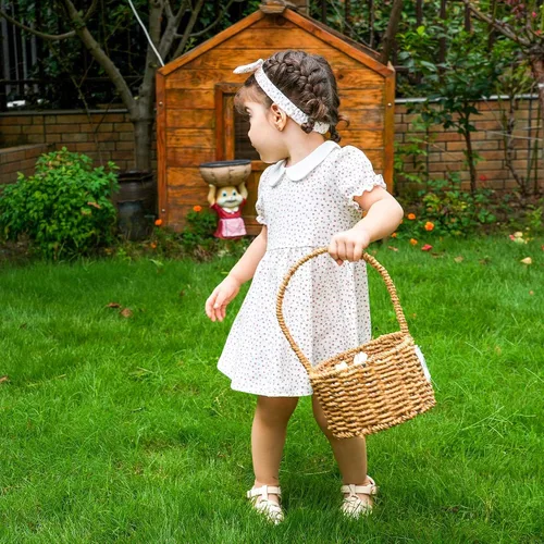 Vista 149 de pureborn Vestido de bebé niña 0-24 meses