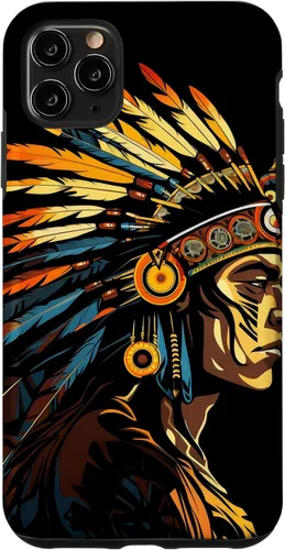 Vista 13 de Funda de orgullo indígena con plumas para iPhone 17