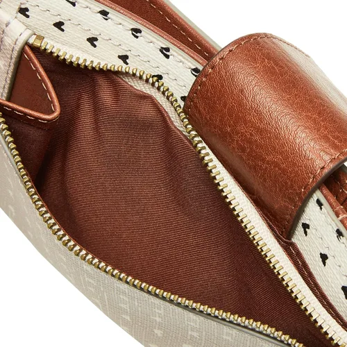 Vista 5 de Fossil - Cartera de piel Logan con lengüeta de bloqueo de interferencia de radiofrecuencia para mujer