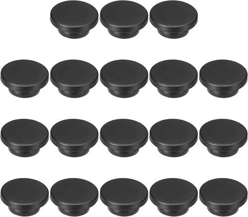 Vista 217 de MECCANIXITY - Tapones de silicona en forma de T (26mm, 1 pulgada de diámetro), color negro
