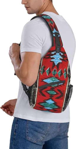 Vista 7 de COFEIYISI Mochila cruzada unisex para hombres y mujeres, bolsa de pecho casual, mochila de hombro, mochila deportiva para viajes, senderismo