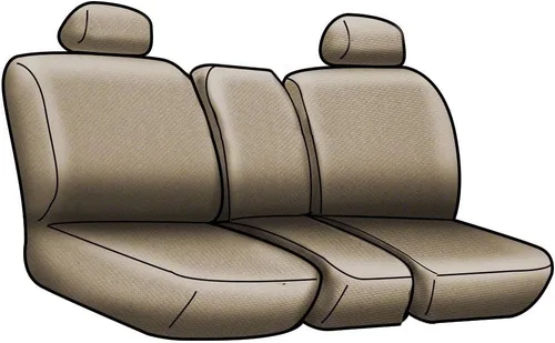 Vista 2 de Coverking Custom Fit cubierta de asiento para Select Chevrolet Silverado 2500 hd modelos – neopreno, Negro