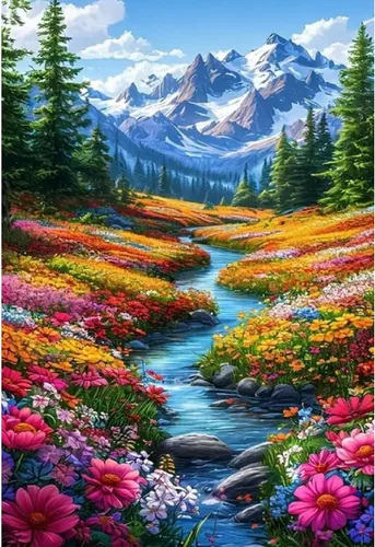 Vista 18 de KICHANG 4 paquetes de pintura por números para adultos, pintura al óleo acrílica de animales por números sobre lienzo, kits de pintura para adultos