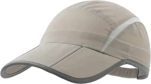 Vista 48 de connectyle plegable malla deportes cap con transpirable con rayas reflectantes Sun Runner Cap