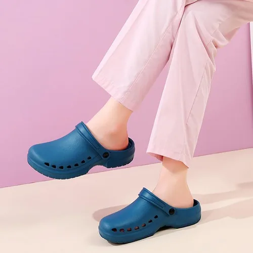Vista 6 de Lightweight EVA Work Clogs for Men & Women, Non-Slip Professional Shoes for Kitchen, Hospital, Restaurant & Garden, Breathable Ventilated & Machine