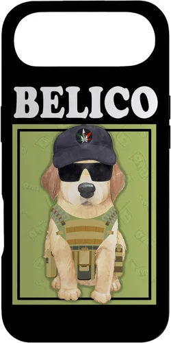 Vista 27 de Funda para iPhone 16 Perrito Belico Funny Mexican Corridos Belicos