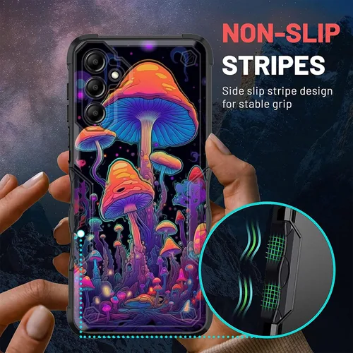 Vista 989 de Funda para Galaxy A14 5G, [Doble Capa][Protección contra Caídas de Grado Militar de 10 Pies] [Antideslizante] Funda Resistente a Prueba de Golpes