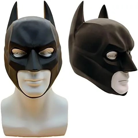 Vista 5 de Máscara de superhéroe para hombre, para Halloween, adulto, material de PVC, accesorios de disfraz