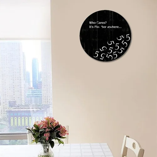 Vista 4 de Reloj de pared con movimiento silencioso de 10 pulgadas, funciona con pilas, funciona con pilas, moderno, para lavandería, escuela