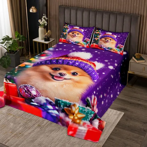 Vista 20 de Erosebridal Lindo juego de colcha de ajolote para niños, juego de edredón de salamanda de dibujos animados de 2 piezas para niños y niñas, colcha