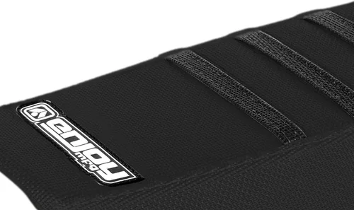 Vista 2 de Enjoy Mfg Funda de asiento, compatible con Honda CR 85 CR85 2002-2008, todas las costillas negras/negras #95