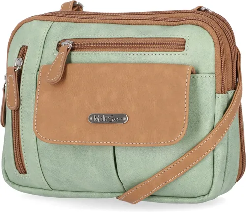 Vista 2 de MultiSac Zippy - Bolso bandolera con triple compartimento