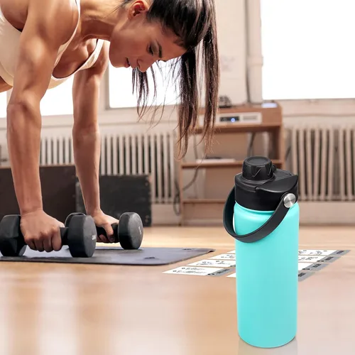 Vista 5 de Tapa para Hydro Flask de 32 40 oz de Boca Ancha, Tapas de Repuesto Compatibles con Botella de Agua Hydro Flask de Boca Ancha, Tapa de Boquilla