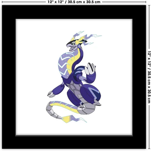 Vista 6 de Trends International Gallery Pops Pokémon Miraidon - Póster de pared, 12.00 x 12.00 pulgadas, versión de marco negro