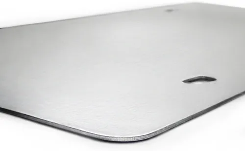 Vista 3 de iPick Image Hecho para Jeep Grill Logo Forrest Sillhouette Graphic Brush Special Aluminio Metal Placa de matrícula