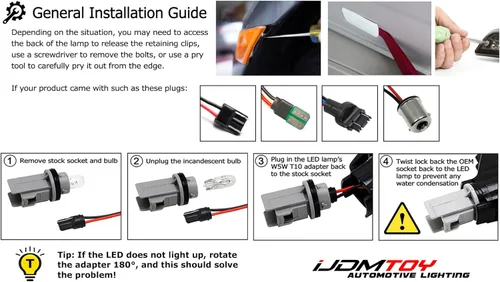 Vista 6 de iJDMTOY JDM - Kit de luz de marcador lateral frontal 3D ámbar transparente compatible con Nissan GT-R 2007 en adelante, alimentado por 30 diodos