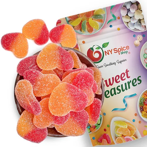 Vista 19 de NY Spice Shop Dextrose Baby - Caramelos en forma de corazón para fiestas, paquete variado de 1 libra, decoraciones románticas para fiestas, bolsas