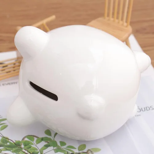 Vista 6 de Hucha de ahorro de dinero de dibujos animados de ahorro de dinero olla de dinero