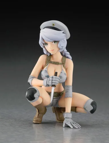 Vista 4 de Hasegawa 1/12 Egg Girls Collection No.20 'Sasha Ilyushina' (Ejército)