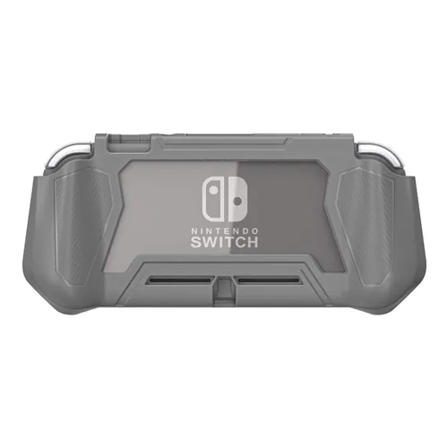 Vista 3 de iNOTOGG Compatible with Nintendo Switch Lite, Gray, Ergonomic Design Protective Case with Anti-Scratch Material, Includes Wet and Dry Wipes for