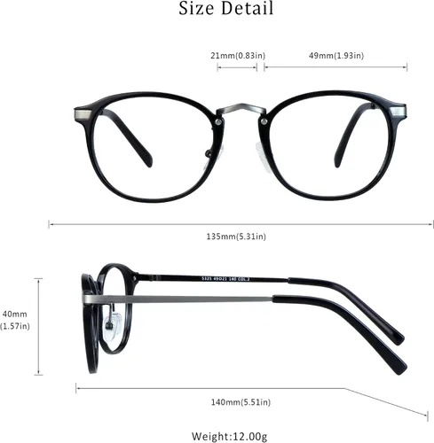 Vista 5 de LifeArt Lentes de bloqueo de luz azul, antifatiga ocular, anteojos de lectura para computadora, anteojos de juegos, gafas de TV para mujeres