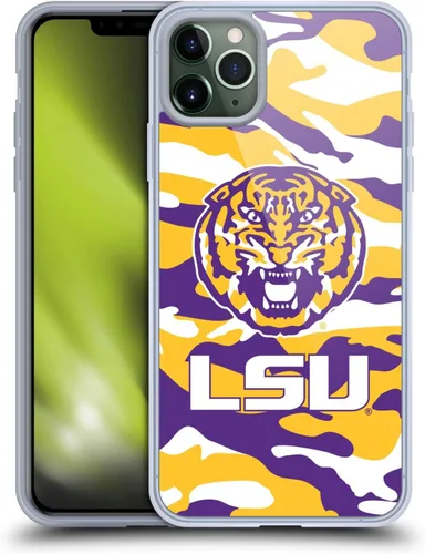 Vista 58 de Head Case Designs Funda de gel suave con licencia oficial de la Universidad Estatal de Louisiana LSU Camou compatible con Apple iPhone 7 Plus/iPhone