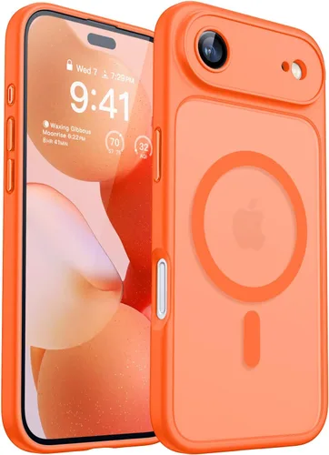 Vista 146 de CANSHN Funda magnética compatible con iPhone Air (6.5 pulgadas), mejorada [protección completa de la cámara] [compatible con Magsafe]