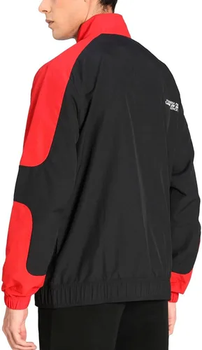 Vista 2 de PUMA Chaqueta tejida para hombre Ferrari Race Statement Cierre ajustable - Rojo, L, Rojo