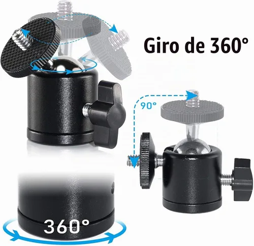 Vista 6 de Brio - Soporte para cámara web, soporte magnético para trípode de escritorio compatible con cámaras web Logitech Brio 101 100/Brio 301 300/Brio 501