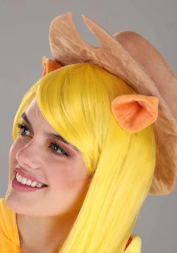 Vista 6 de Fun Costumes Peluca estándar para adultos My Little Pony Applejack