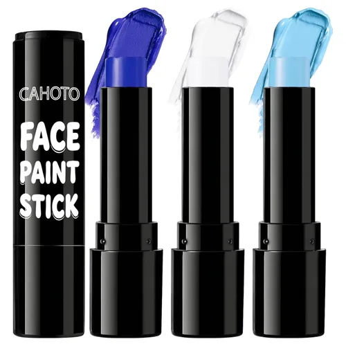 Vista 24 de Barra de pintura blanca para el cuerpo de la cara, pintura deportiva Blanco