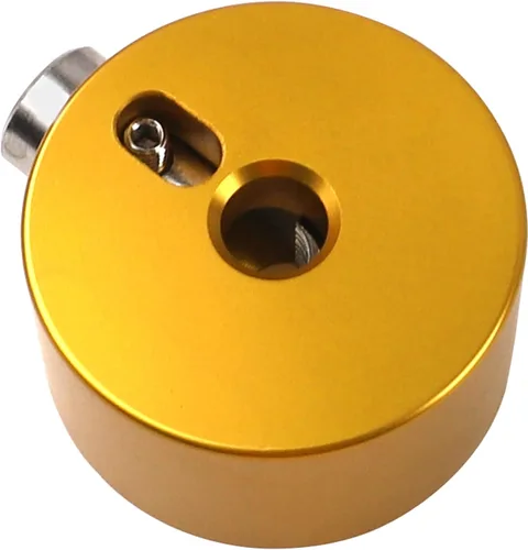 Vista 9 de Tuerca de aleación de aluminio compatible con piezas de instrumentos de percusión (negro)