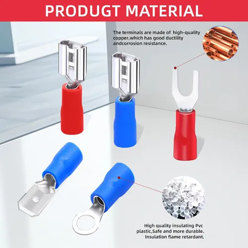 Vista 12 de Juego de herramientas para pelacables de 201 piezas, herramienta automática autoajustable de 8 pulgadas para AWG 10-24, pelacables automático 3
