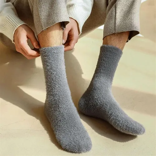 Vista 4 de TRENIS Men Women Winter Thicken Warm Pure Color Casual Socks
