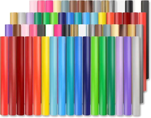 Vista 13 de Lya Vinyl - Paquete de 10 hojas de vinilo adhesivo permanente cepillado autoadhesivo, hojas para decoración del hogar, tazas, vasos, ventanas