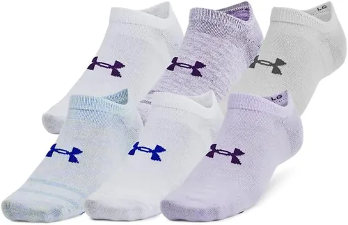 Vista 9 de Under Armour Calcetines ligeros invisibles Essential 2.0 para niños (paquete de 6)